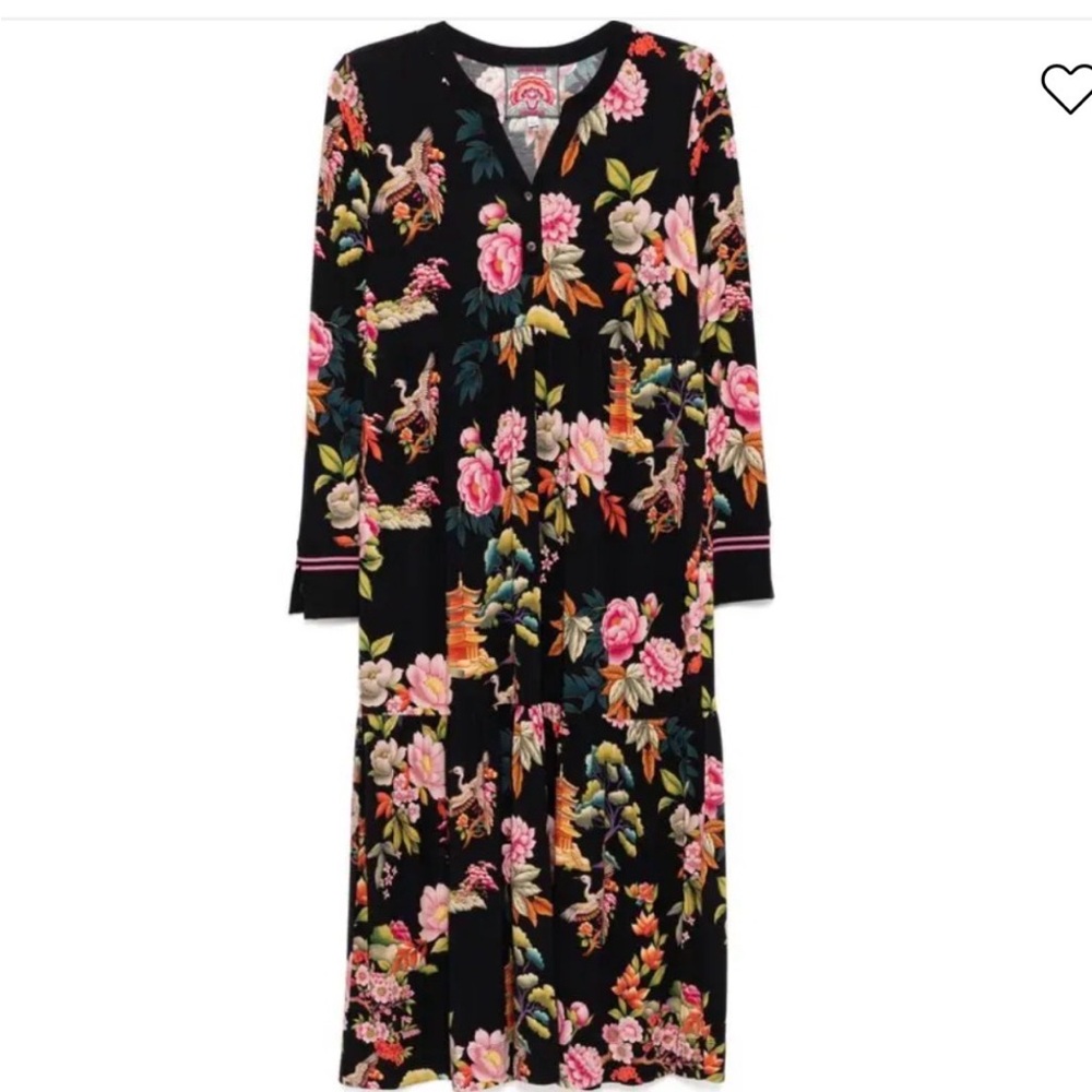 NEW Johnny Was Floral Long Sleeve Dress